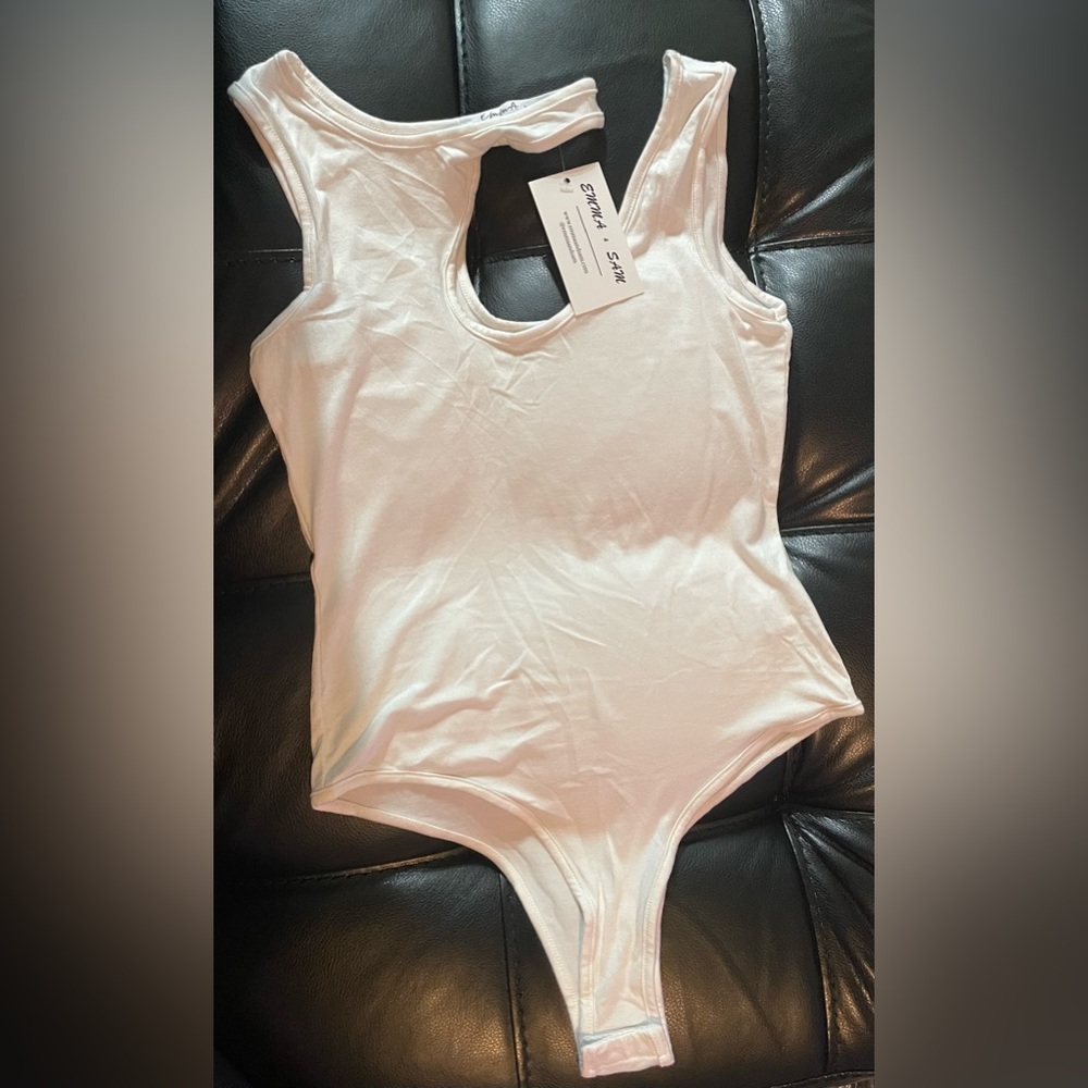 White Body Suit Too Shirt
